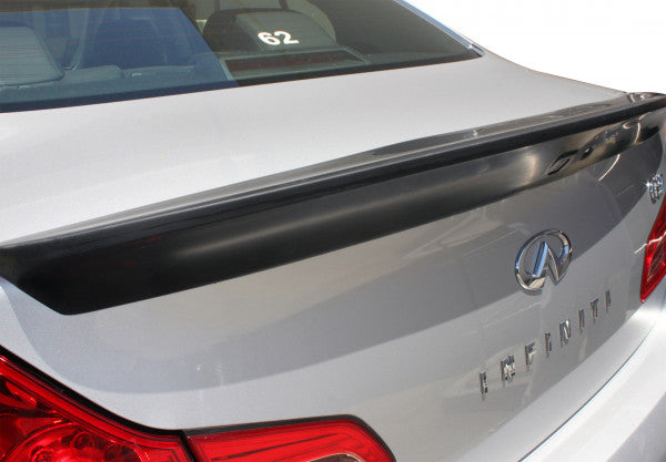 Stillen Infiniti G35/G37 Trunk Spoiler Backup Camera Unpainted For 07-08 Infiniti G35 09-12 G37