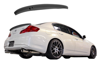 Stillen Infiniti G35/G37 Trunk Spoiler Backup Camera Unpainted For 07-08 Infiniti G35 09-12 G37