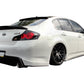 Stillen Infiniti G35/G37 Trunk Spoiler Backup Camera Unpainted For 07-08 Infiniti G35 09-12 G37