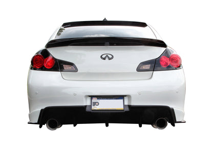 Stillen Infiniti G35/G37 Trunk Spoiler Backup Camera Unpainted For 07-08 Infiniti G35 09-12 G37