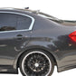 Stillen Infiniti G35/G37 Trunk Spoiler Backup Camera Unpainted For 07-08 Infiniti G35 09-12 G37