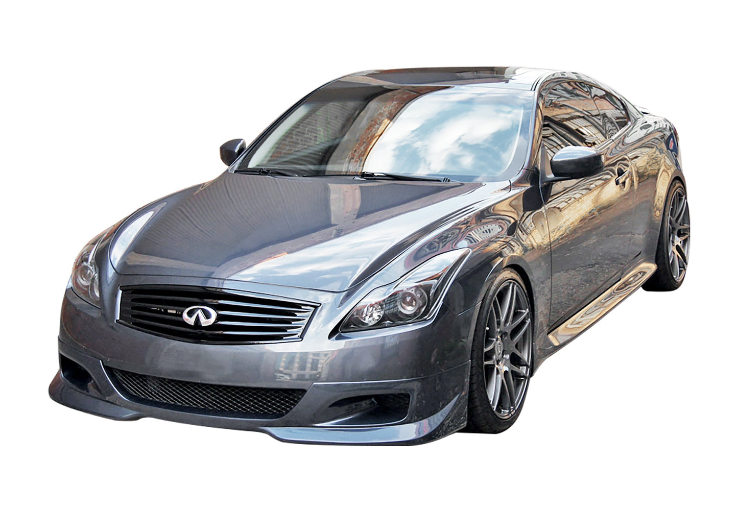 Stillen Infiniti G37 Front Lip Spoiler Unpainted For 08-10 Infiniti G37 Coupe