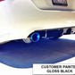 Stillen Nissan Maxima Rear Diffuser Unpainted For 09-15 Nissan Maxima