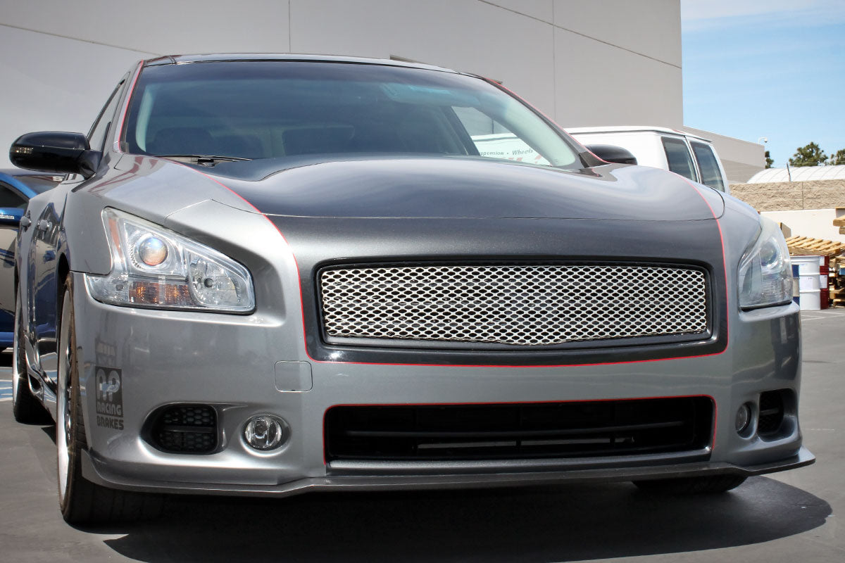 Stillen Nissan Maxima Front Splitter Matte Black For 09-15 Nissan Maxima