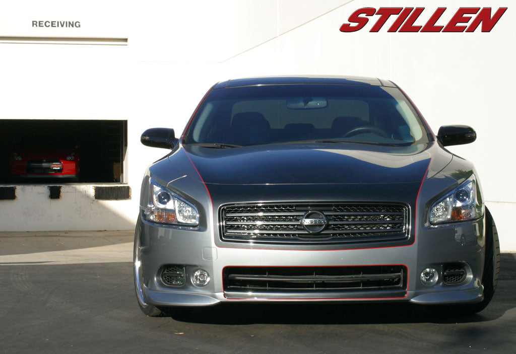 Stillen Nissan Maxima Front Lip Spoiler Unpainted For 09-15 Nissan Maxima