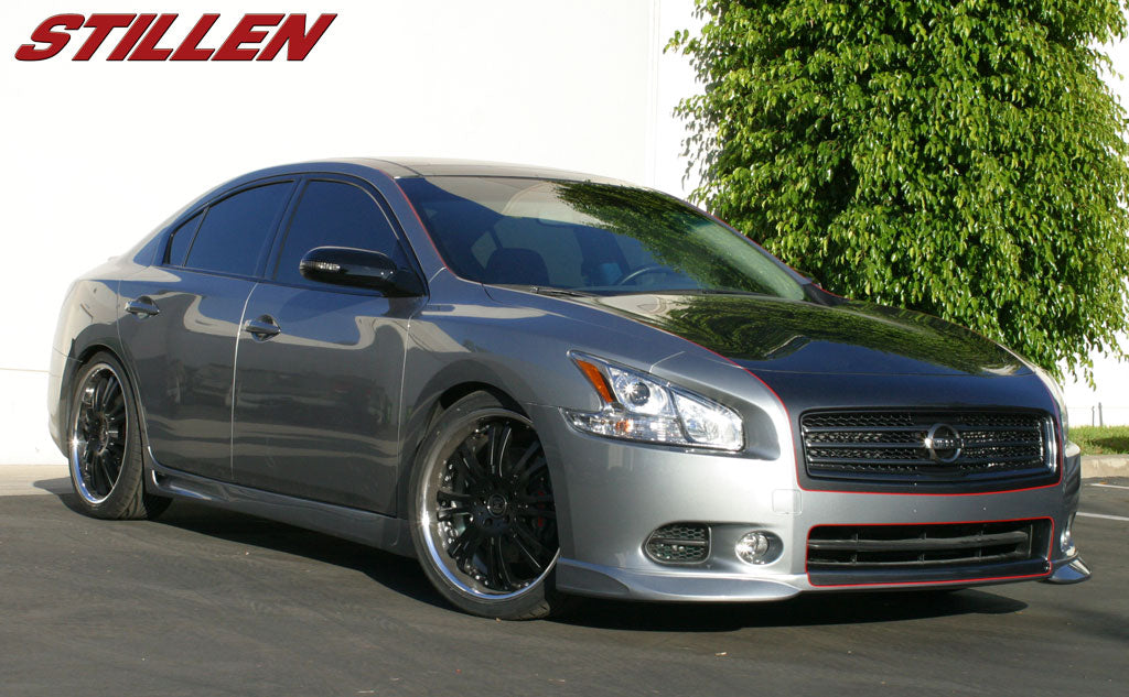 Stillen Nissan Maxima Front Lip Spoiler Unpainted For 09-15 Nissan Maxima