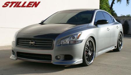 Stillen Nissan Maxima Side Skirt Set Unpainted For 09-15 Nissan Maxima