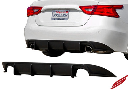 Stillen Nissan Maxima Rear Diffuser Matted Black For 16-18 Nissan Maxima