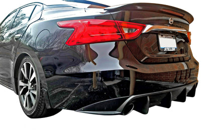 Stillen Nissan Maxima Rear Diffuser Matted Black For 16-18 Nissan Maxima