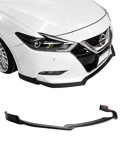 Stillen Nissan Maxima Front Lip Splitter Matte Black For 16-18 Nissan Maxima