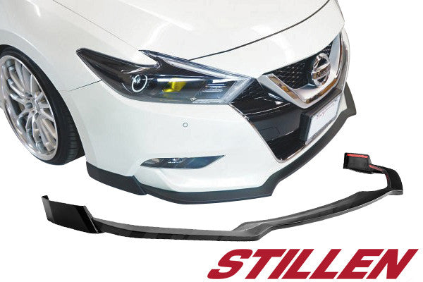 Stillen Nissan Maxima Front Lip Splitter Matte Black For 16-18 Nissan Maxima