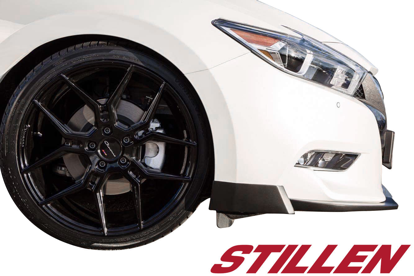 Stillen Nissan Maxima Front Lip Splitter Matte Black For 16-18 Nissan Maxima