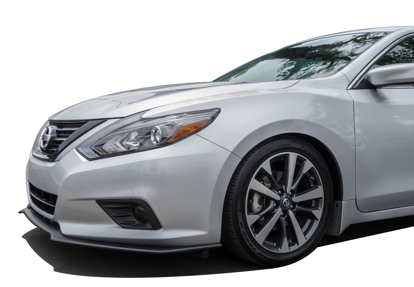 Stillen Nissan Altima Front Splitter Matte Black For 16-18 Nissan Altima