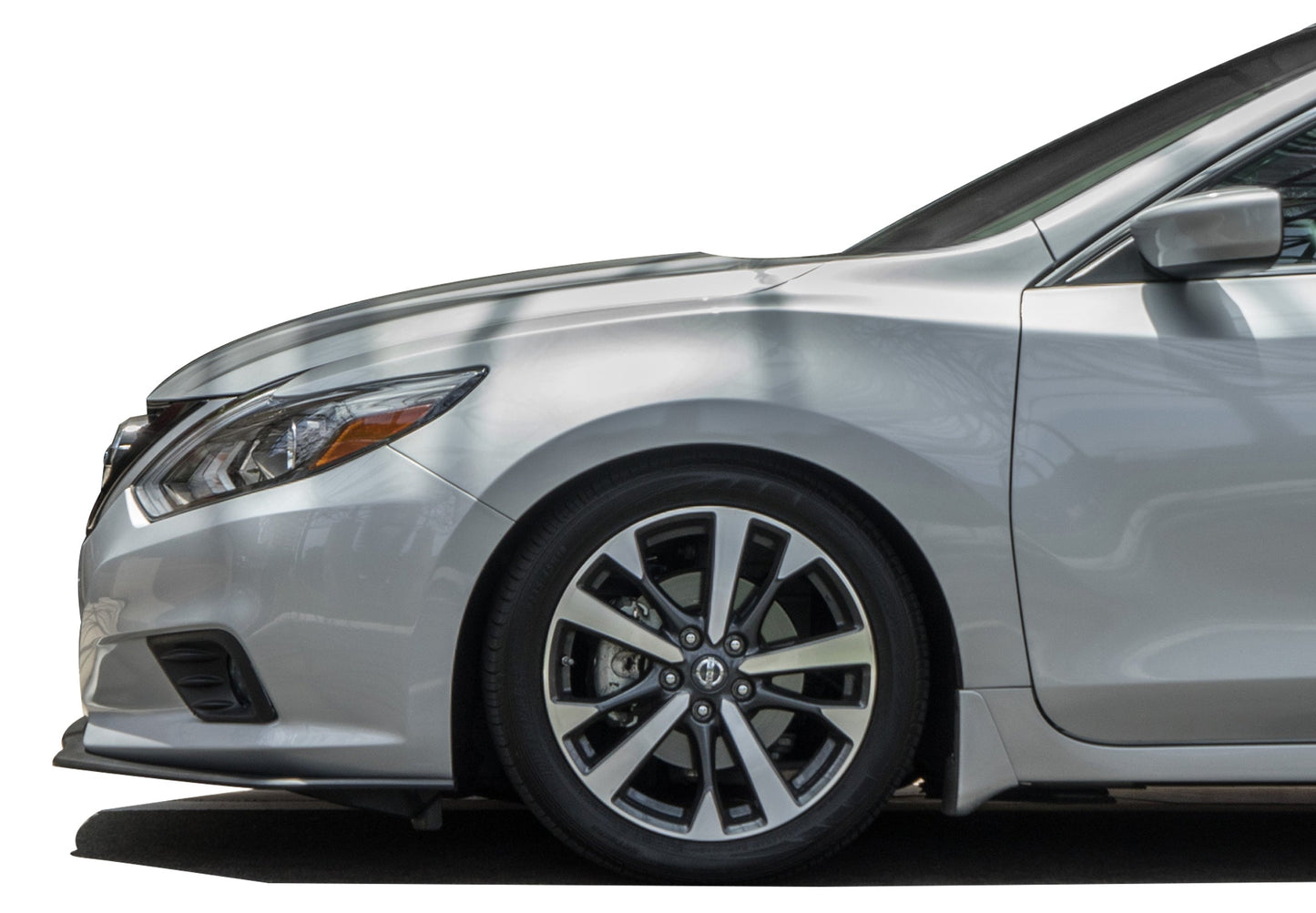 Stillen Nissan Altima Front Splitter Matte Black For 16-18 Nissan Altima