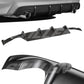 Stillen Nissan Altima Rear Diffuser Matte Black For 16-18 Nissan Altima