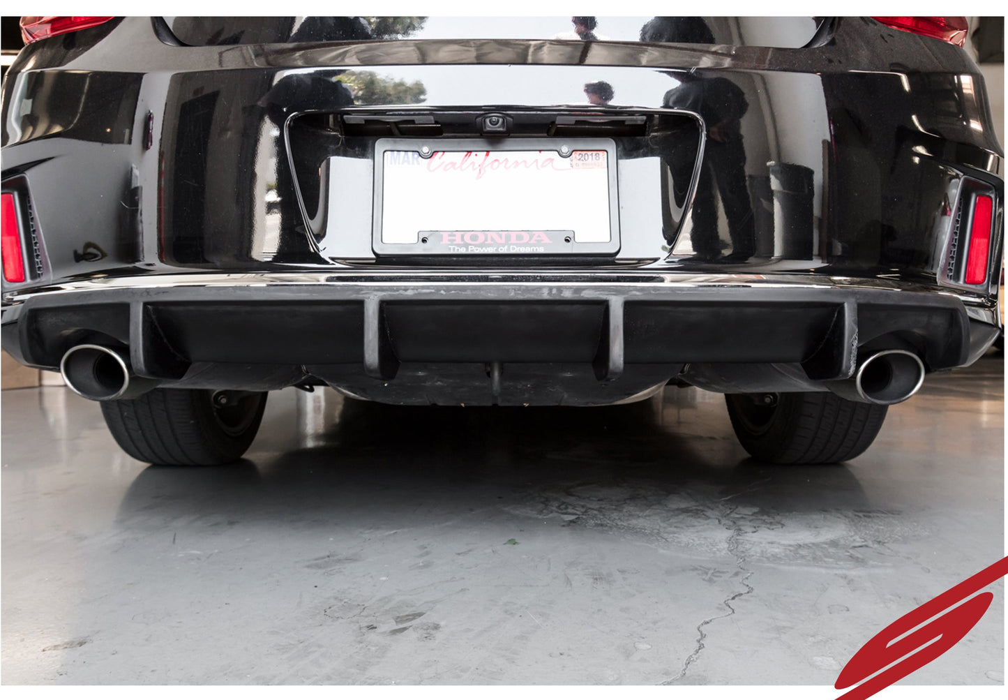 Stillen Honda Accord Rear Diffuser Matte Black For 13-17 Honda Accord Coupe