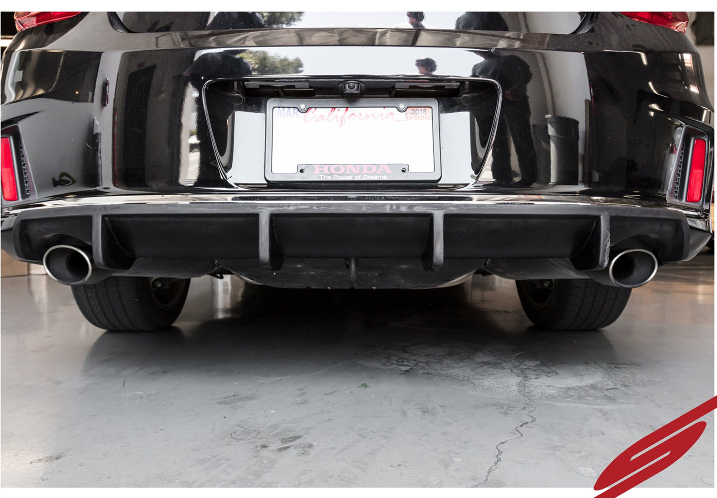 Stillen Honda Accord Rear Diffuser Unpainted For 13-17 Honda Accord Coupe