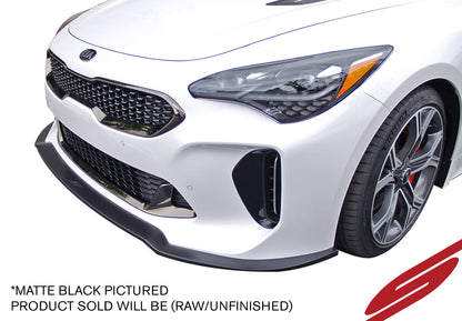 Stillen Kia Stinger Front Splitter AWD/RWD 3.3TT Unpainted For 18-22 Kia Stinger