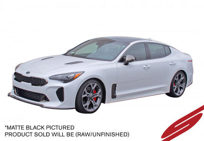 Stillen Kia Stinger Front Splitter AWD/RWD 3.3TT Unpainted For 18-22 Kia Stinger
