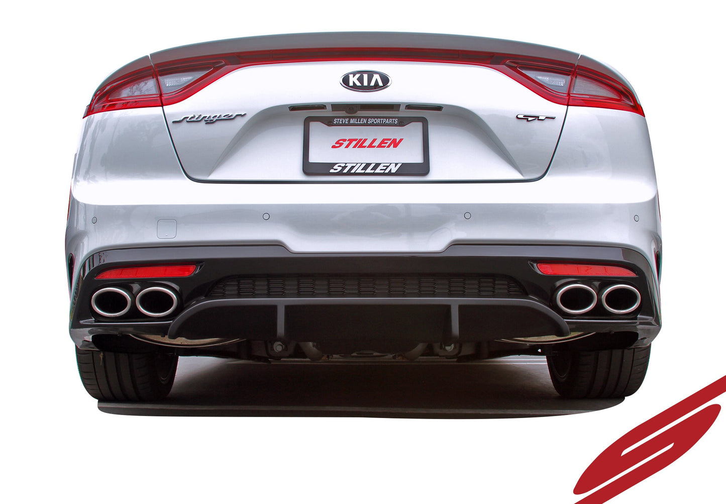 Stillen Kia Stinger GT Rear Diffuser Matte Black For 18-21 Kia Stinger GT AWD/RWD 3.3TT