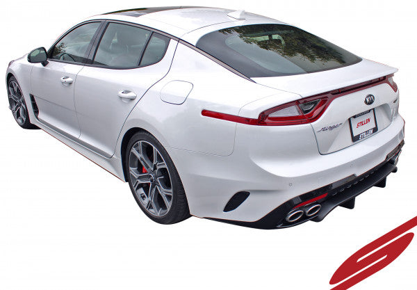 Stillen Kia Stinger GT Rear Diffuser Matte Black For 18-21 Kia Stinger GT AWD/RWD 3.3TT