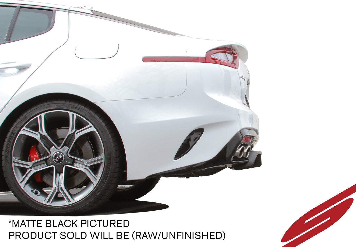 Stillen Kia Stinger GT 3.3TT Rear Diffuser Unpainted For 18-21 Kia Stinger GT AWD/RWD