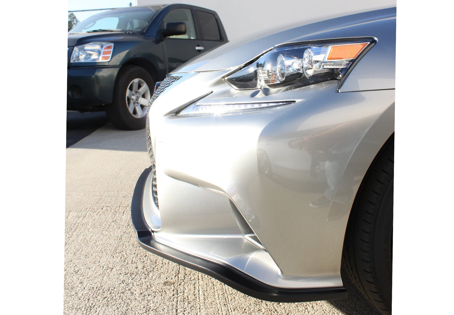 Stillen Lexus IS250, IS350 F Sport Front Splitter Matte Black for 14-15 Lexus IS250, IS350 F Sport