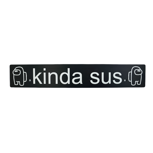 Billetworkz "Kinda Sus" License Plate Delete - Graveyard Performance