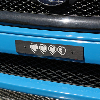 Billetworkz "Life Hearts" License Plate Delete - Graveyard Performance