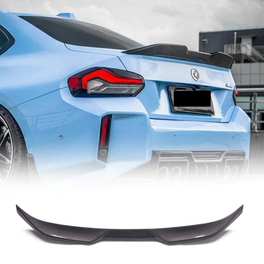 BMW G42 & G87 M2 M Style Trunk Spoiler - Carbon Fiber - Graveyard Performance