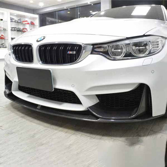 MP Style Front Lip For BMW F80 M3 & F82 M4, F83 M4 - Premium Carbon Fiber - Graveyard Performance