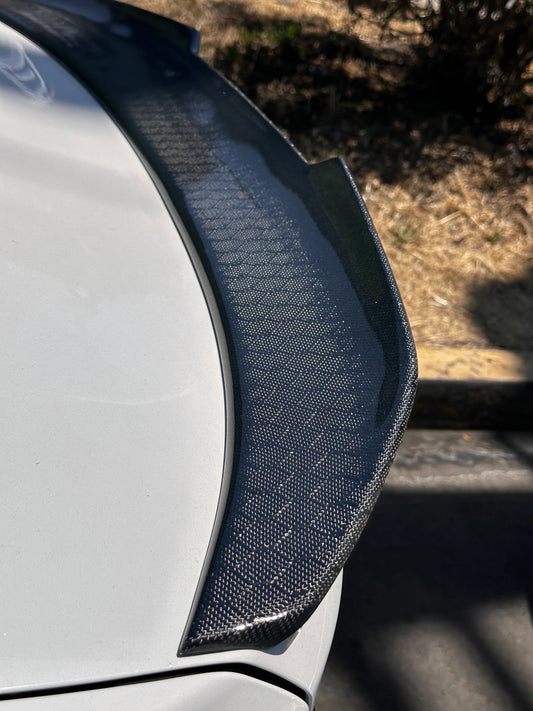 HoneyComb Carbon Fiber BMW G30 & F90 M5 PSM Trunk Spoiler - Graveyard Performance
