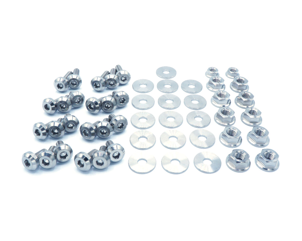 Stage 2 Titanium Hardware Engine Bay Kit - Mazda Miata (1989-1997) - Graveyard Performance