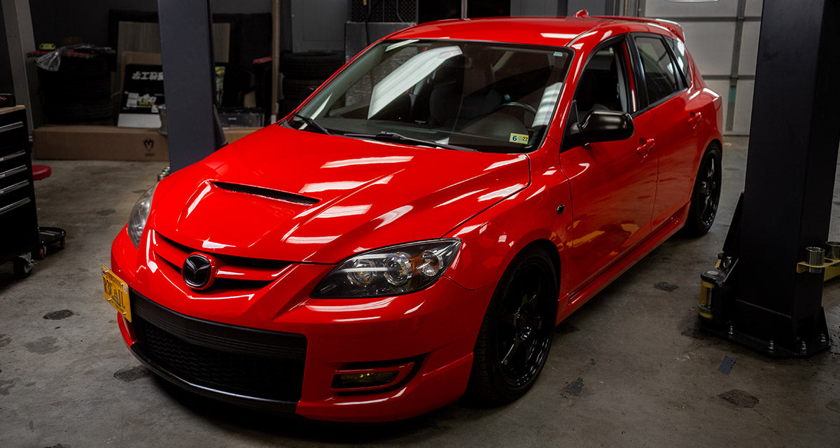 Stage 1 Titanium Hardware Engine Bay Kit - Mazda Speed3 (2007-2009) - Graveyard Performance
