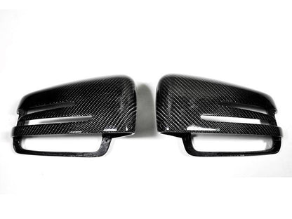 AutoTecknic Replacement Carbon Fiber Mirror Covers - Mercedes-Benz R / ML/ GLE / GL / G Class - Graveyard Performance