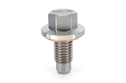 HPS Performance m12 x 1.75 Stainless Steel Magnetic Oil Drain Plug Bolt