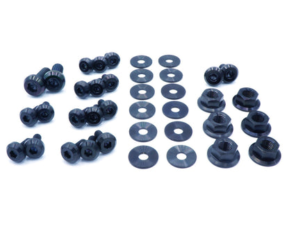 Stage 1 Titanium Hardware Engine Bay Kit - Mitsubishi Evo IX - Graveyard Performance