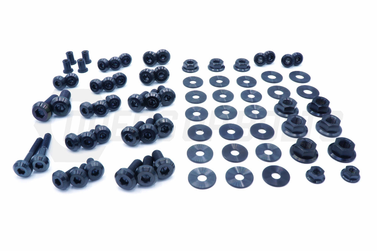 Stage 2 Titanium Hardware Engine Bay Kit - Mitsubishi Evo IX - Graveyard Performance