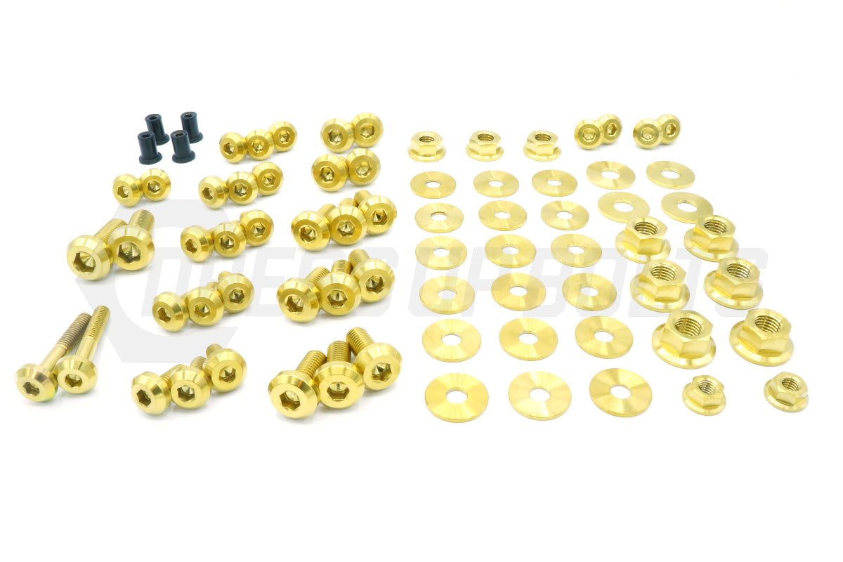 Stage 2 Titanium Hardware Engine Bay Kit - Mitsubishi Evo VIII - Graveyard Performance