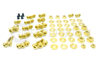 Stage 2 Titanium Hardware Engine Bay Kit - Mitsubishi Evo IX - Graveyard Performance