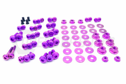 Stage 2 Titanium Hardware Engine Bay Kit - Mitsubishi Evo VIII - Graveyard Performance