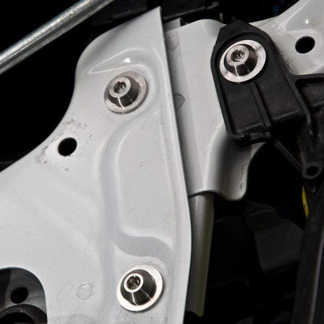 Titanium Hardware Engine Bay Kit - Mitsubishi Evo X - Graveyard Performance