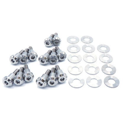Titanium Hardware Valve Cover Kit - 4B11T Engine - Graveyard Performance