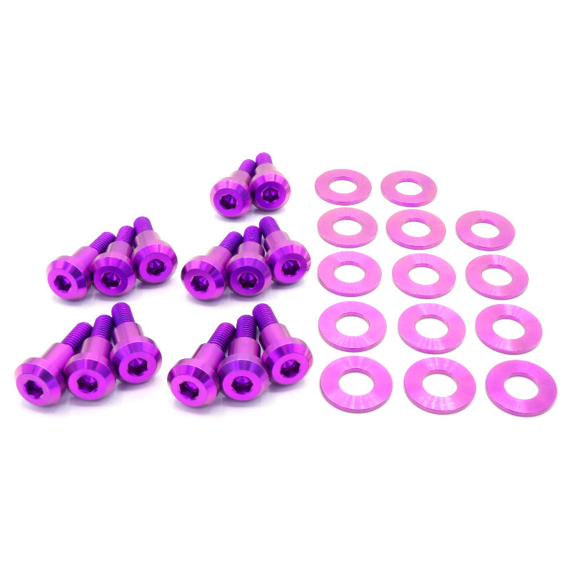 Titanium Hardware Valve Cover Kit - 4B11T Engine - Graveyard Performance