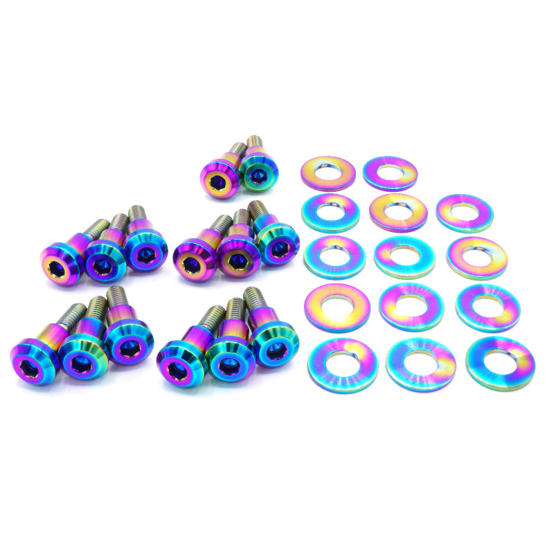 Titanium Hardware Valve Cover Kit - 4B11T Engine - Graveyard Performance