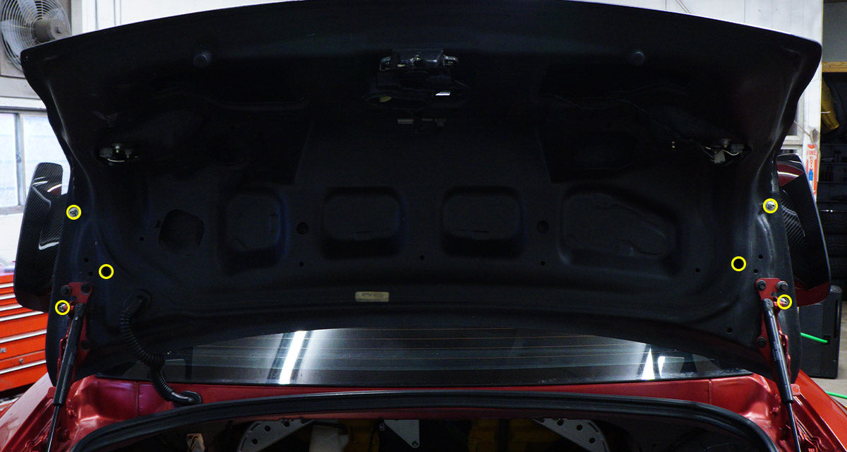 Titanium Hardware Wing Kit - APR GTC-300 (Evo X) - Graveyard Performance