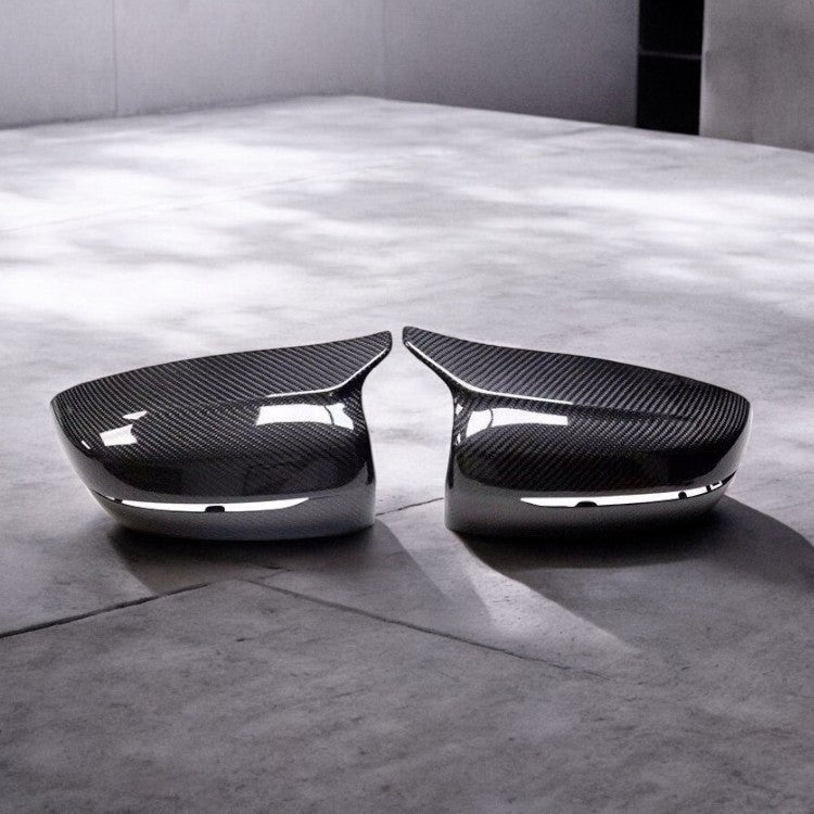M Style Carbon Fiber Mirror Caps - BMW G20/ G22/ G30/ G14/ G15 | Palenon Performance - Graveyard Performance