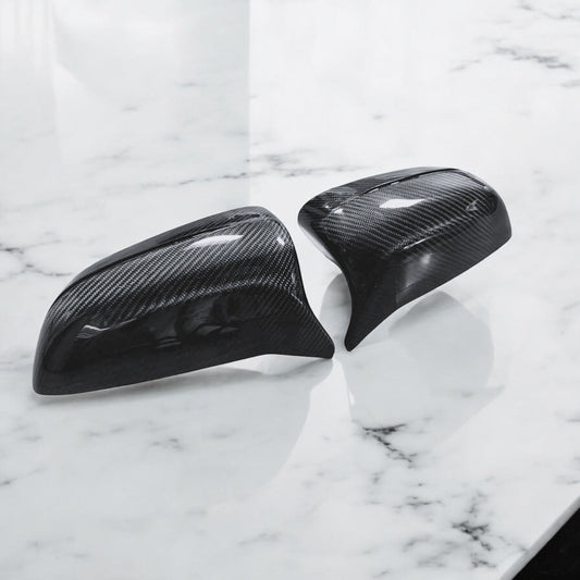 M Style Carbon Fiber Mirror Caps - BMW G20/ G22/ G30/ G14/ G15 | Palenon Performance - Graveyard Performance