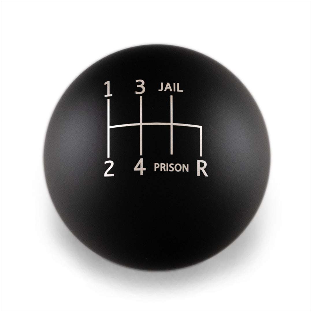 Billetworkz Weighted Shift Knob - 6 Speed Jail-Prison Engraving for Subaru