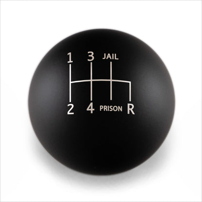 Billetworkz Weighted Shift Knob - 6 Speed Jail-Prison Engraving for Subaru